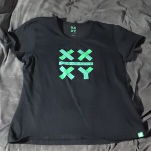 Black Short Sleeve Athletic Tee